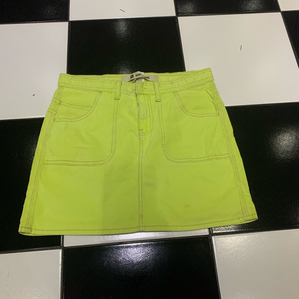 Gap neon skirt
